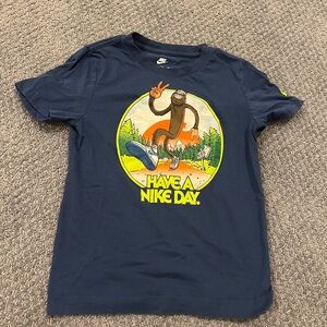 Nike Blue Vintage Graphic Short Sleeve Tee